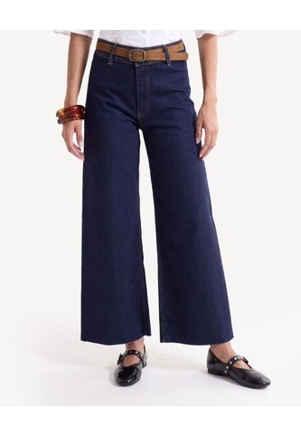 Jean Retro Tiro Alto Con Stretch  Para Mujer Azul Seven Seven Seven Seven