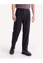 Pantalón Barrel Pretina Posterior Elástica  Para Hombre Negro Seven Seven de Seven Seven