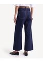Jean Retro Tiro Alto Con Stretch  Para Mujer Azul Seven Seven de Seven Seven