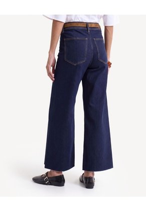 Jean Retro Tiro Alto Con Stretch Para Mujer Azul Seven Seven