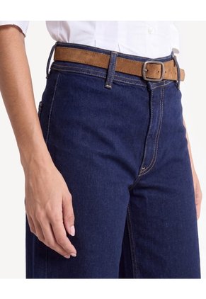 Jean Retro Tiro Alto Con Stretch Para Mujer Azul Seven Seven