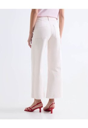 Jean Retro Tono Claro  Para Mujer Marfil Seven Seven