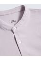 Polo Para Hombre Cuello Mao  Color Lila Marca Seven Seven #45110858 de Seven Seven