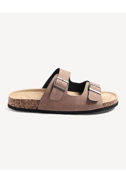 Sandalias Para Hombre Sandalia Color Café Marca Seven Seven #45690015