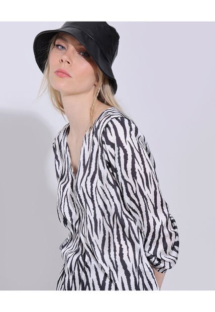 Blusa Para Mujer Manga 3/4 Color Negro Marca Seven Seven #28123752