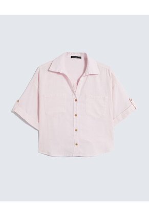 Blusa Para Mujer Manga Corta Color Rosa Marca Seven Seven #28124074