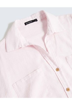 Blusa Para Mujer Manga Corta Color Rosa Marca Seven Seven #28124074