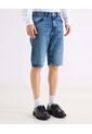 Bermuda Regular Tono Medio  Para Hombre Azul Seven Seven de Seven Seven