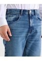 Bermuda Regular Tono Medio  Para Hombre Azul Seven Seven de Seven Seven