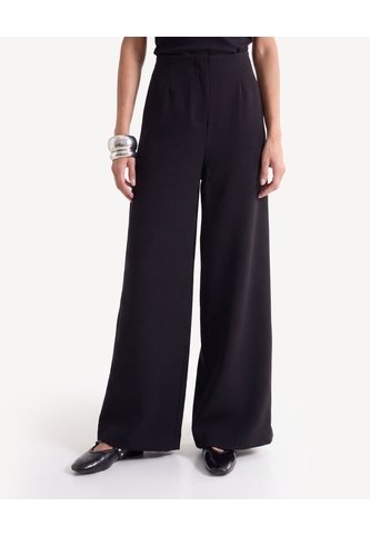 Pantalón Sastrero De Bota Amplia  Para Mujer Negro Seven Seven Seven Seven