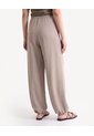 Pantalón Balloon Pinzas Frontales  Para Mujer Taupe Seven Seven de Seven Seven