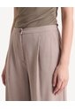 Pantalón Balloon Pinzas Frontales  Para Mujer Taupe Seven Seven de Seven Seven