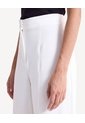 Pantalón Culotte Con Prenses  Para Mujer Blanco Seven Seven de Seven Seven