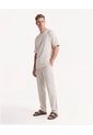 Camiseta Texturizada Relaxed Fit  Para Hombre Taupe Seven Seven de Seven Seven
