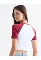 Crop Top Con Bordado  Para Mujer Marfil Seven Seven de Seven Seven