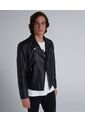 Chaqueta Para Hombre Pu Color Negro Marca Seven Seven #45080379 de Seven Seven