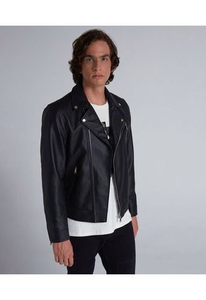 Chaqueta Para Hombre Pu Color Negro Marca Seven Seven #45080379