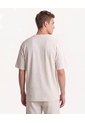 Camiseta Texturizada Relaxed Fit  Para Hombre Taupe Seven Seven de Seven Seven