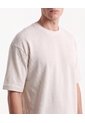 Camiseta Texturizada Relaxed Fit  Para Hombre Taupe Seven Seven de Seven Seven