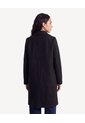 Chaqueta Abrigo Con Bolsillos  Para Mujer Negro Seven Seven de Seven Seven