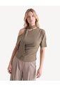 Blusa Con Pañuelo  Para Mujer Verde Seven Seven de Seven Seven