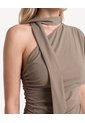 Blusa Con Pañuelo  Para Mujer Verde Seven Seven de Seven Seven