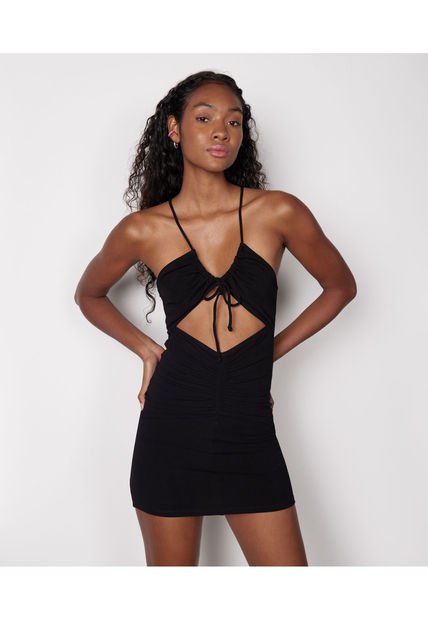 Vestido Para Mujer Manga Sisa Color Negro Marca Seven Seven #28171186