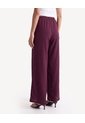 Pantalón Suelto Con Cordón Ajustable  Para Mujer Vino Seven Seven de Seven Seven