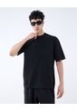 Camiseta Tejida Oversize  Para Hombre Negro Seven Seven de Seven Seven