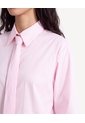 Blusa Camisera Oversize Con Corbata  Para Mujer Rosa Seven Seven de Seven Seven