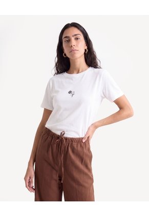 Camiseta Semiajustada Para Mujer Crudo Seven Seven