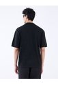 Camiseta Tejida Oversize  Para Hombre Negro Seven Seven de Seven Seven