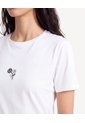 Camiseta Semiajustada  Para Mujer Crudo Seven Seven de Seven Seven