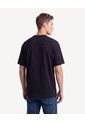 Camiseta Relaxed Esencial  Para Hombre Negro Seven Seven de Seven Seven