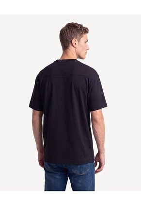 Camiseta Relaxed Esencial Para Hombre Negro Seven Seven