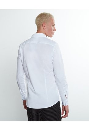 Camisa Cuello Gales  Para Hombre Crudo Seven Seven