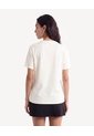 Camiseta Holgada Con Screen Frontal  Para Mujer Amarillo Seven Seven de Seven Seven