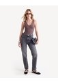 Body Escote V Doble Frente  Para Mujer Café Seven Seven de Seven Seven