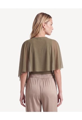 Body Mesh Con Capa  Para Mujer Verde Seven Seven