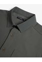 Camisa Relaxed Con Bolsillo  Para Hombre Gris Seven Seven de Seven Seven