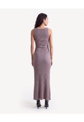 Vestido Mini En Tejido  Para Mujer Taupe Seven Seven