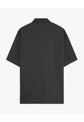 Camisa Relaxed Con Bolsillo  Para Hombre Gris Seven Seven