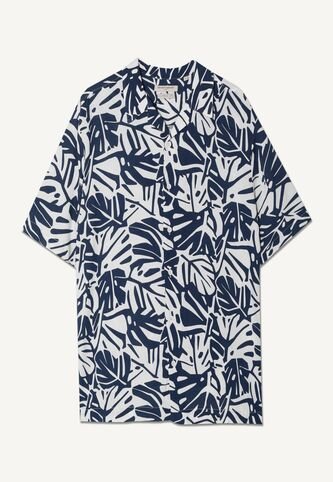 Camisa Para Hombre Manga Corta  Color Azul  Marca Seven Seven #45011987 Seven Seven