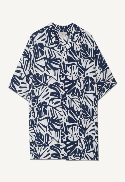 Camisa Para Hombre Manga Corta  Color Azul  Marca Seven Seven #45011987