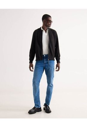 Polo Para Hombre Cuello Tejido Sin Bolsillo Color Crudo Marca Seven Seven #45110914