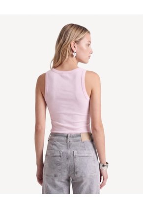 Camiseta Tank Top  Para Mujer Rosado Seven Seven