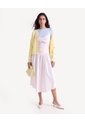 Vestido Midi De Tiras Con Cutout  Para Mujer Rosa Seven Seven de Seven Seven