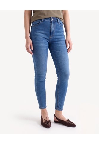 Jean Skinny Tiro Medio  Para Mujer Azul Seven Seven Seven Seven