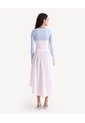 Vestido Midi De Tiras Con Cutout  Para Mujer Rosa Seven Seven de Seven Seven