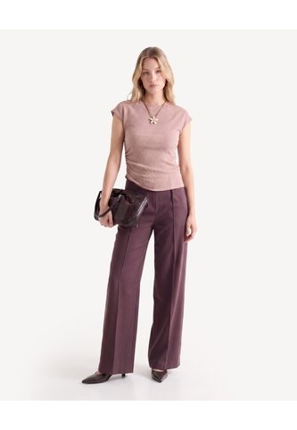 Camiseta Con Recogido  Para Mujer Rosado Seven Seven Seven Seven
